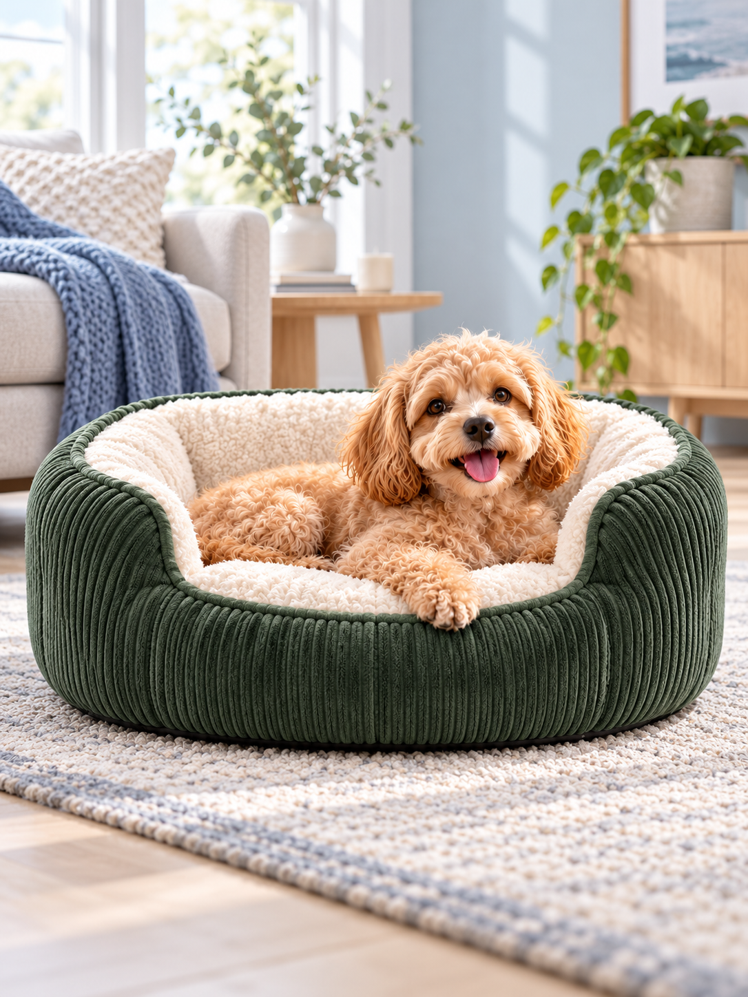 Donut Pet Bed – Plush Nesting Comfort