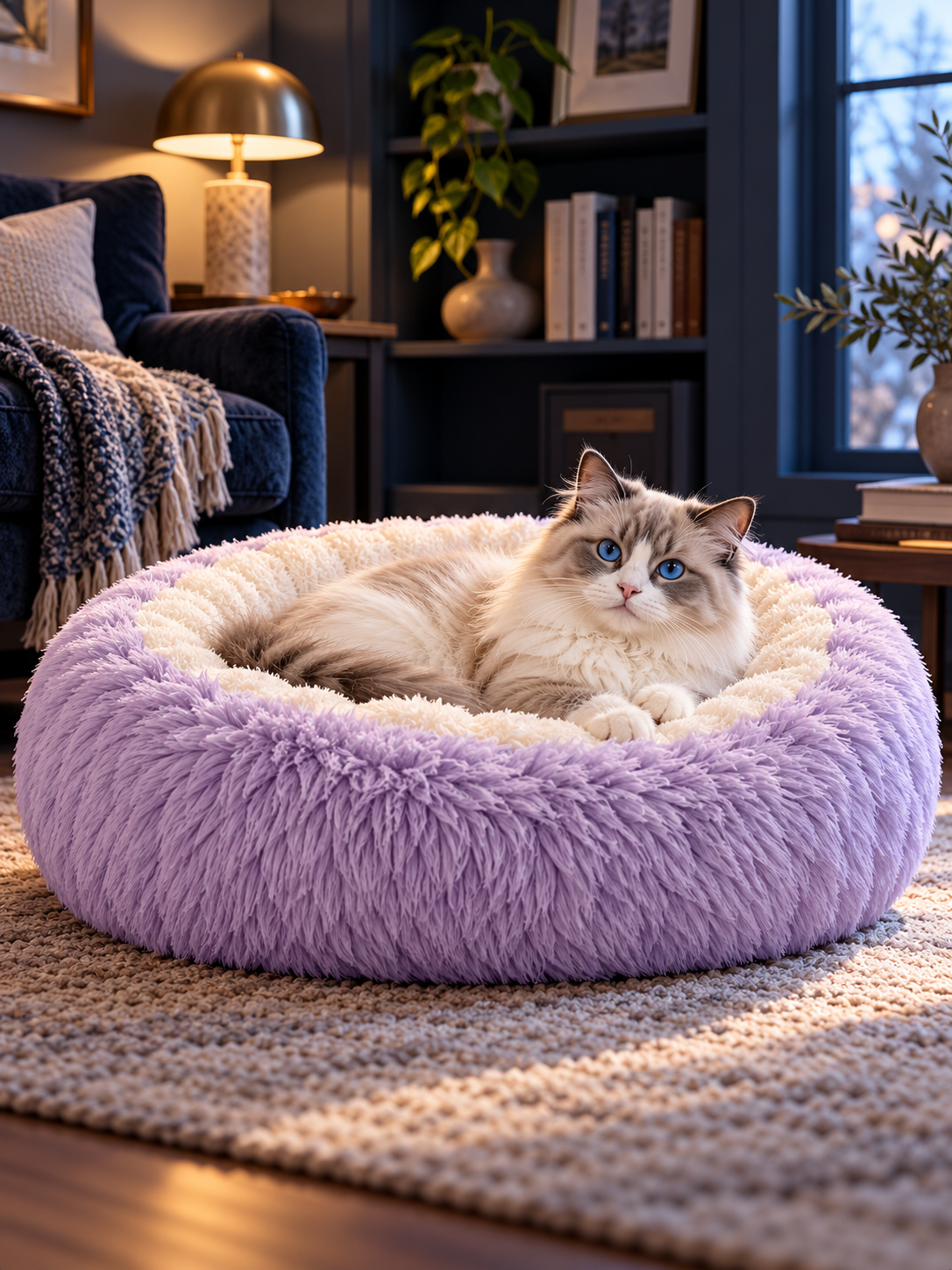 Faux Fur Pet Bed – Cloud-Soft Look