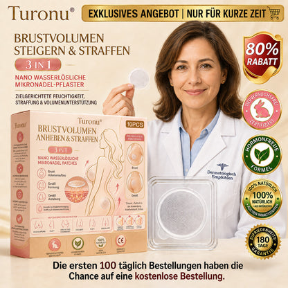 Turonu® Nano-Mikronadel-Pflaster für eine gezielte Brustpflege und ein verbessertes Hautgefühl 💎