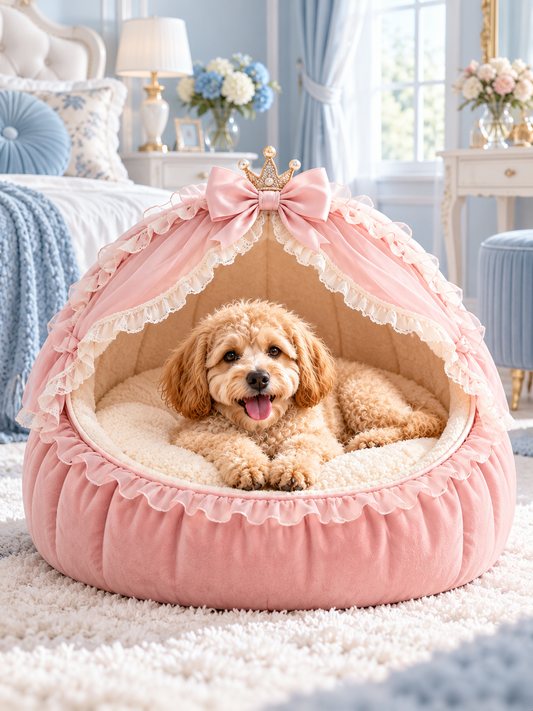 Boutique Pet Bed – Canopy-Inspired Nest